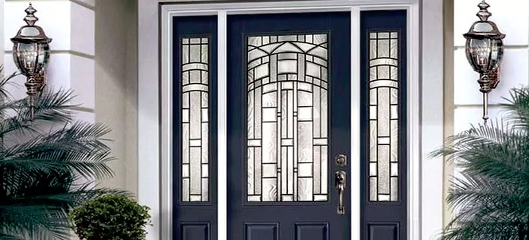 Stained Glass Door Panels in Key West, FL