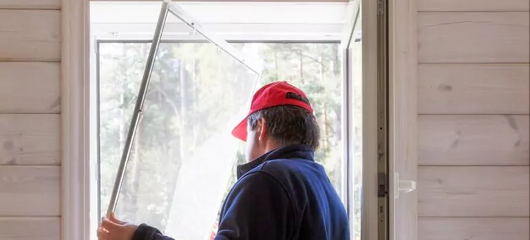 Expandable Window Screen Installation in Key West, FL