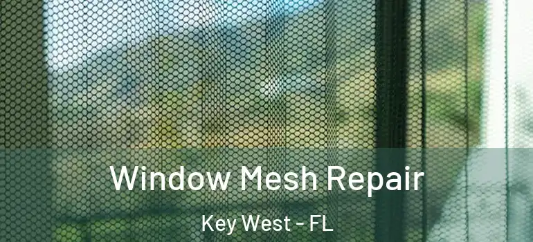  Window Mesh Repair Key West - FL